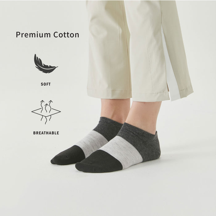 Multicolor Cotton Low Cut Ankle 8 Pairs Socks — Monfoot