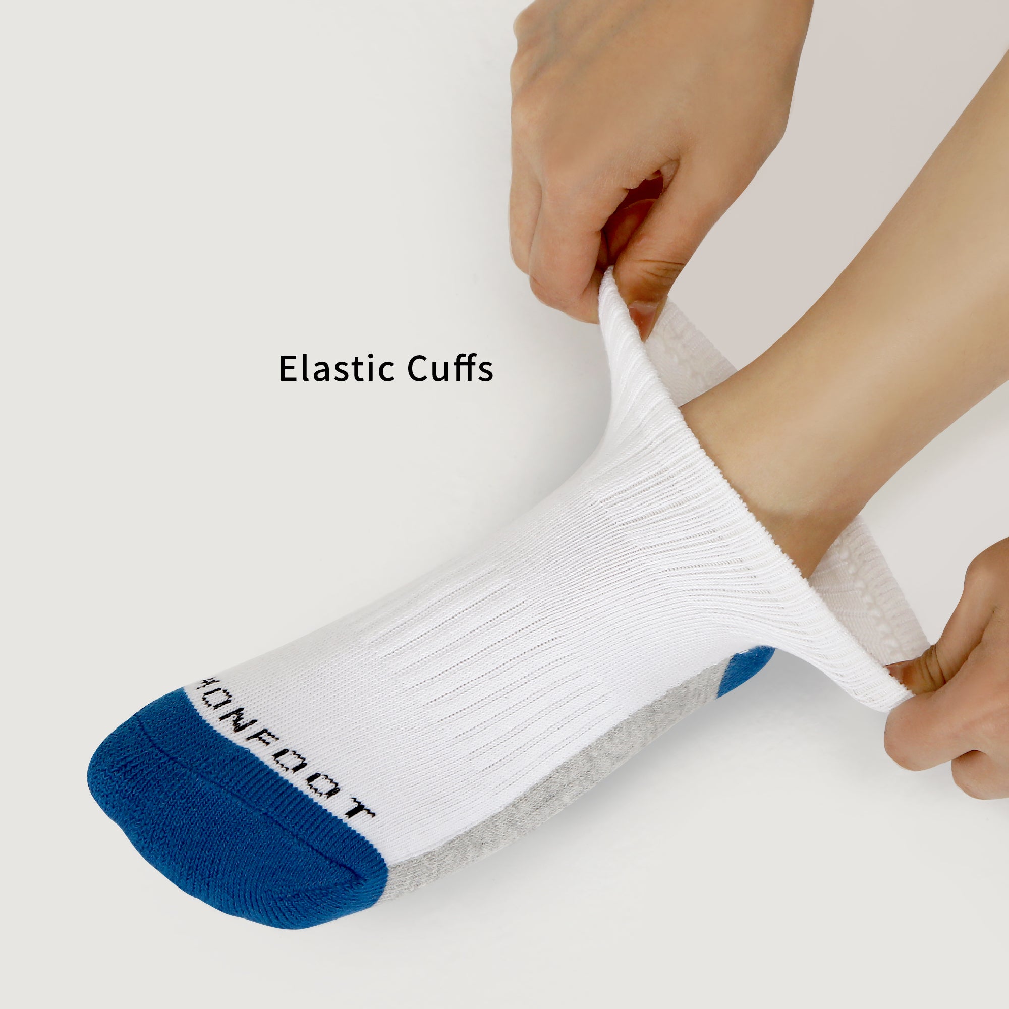 Cushioned Color-block Quarter 6 Pairs Socks