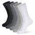 Five pairs of socks with different colors.