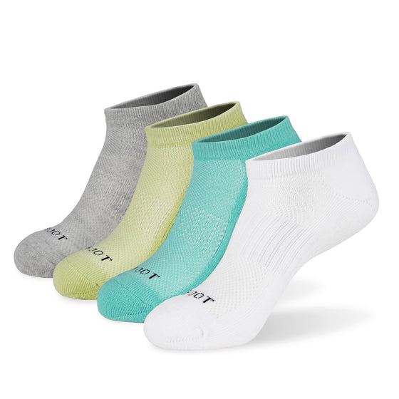 Athletic Cushioned Mesh Ankle 4 Pairs Socks