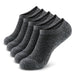 TT Cushion No Show Socks Non Slip#color_charcoal