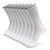 A group of white socks sitting on top of each other.
