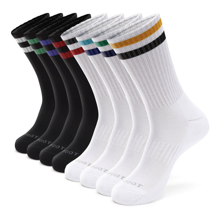 running performance heel tab ankle socks#color_vivid-stripe-mix